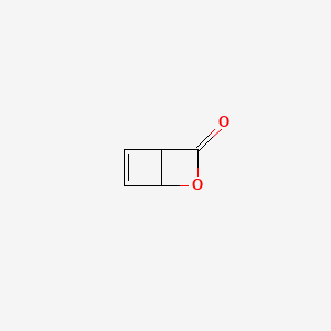 molecular formula C5H4O2 B15480442 2-Oxabicyclo[2.2.0]hex-5-en-3-one CAS No. 22980-23-0