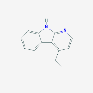 molecular formula C13H12N2 B15480590 4-ethyl-9H-pyrido[2,3-b]indole CAS No. 33452-70-9