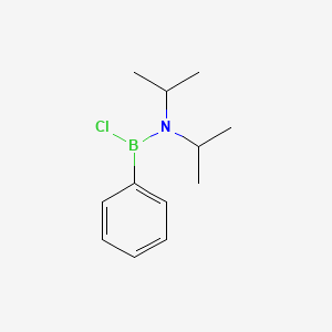 molecular formula C12H19BClN B15480635 1-Chloro-1-phenyl-N,N-di(propan-2-yl)boranamine CAS No. 33441-68-8