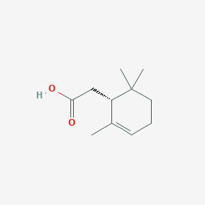 molecular formula C11H18O2 B15480734 Homocyclogeranic acid CAS No. 24739-72-8