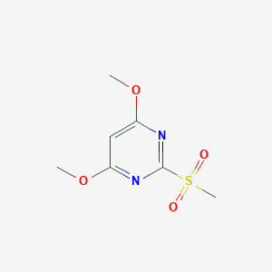 molecular formula C7H10N2O4S B154808 4,6-二甲氧基-2-(甲磺酰基)嘧啶 CAS No. 113583-35-0