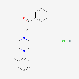 Propiophenone, 3-(4-o-tolyl-1-piperazinyl)-, monohydrochloride