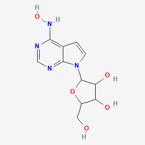 n-Hydroxy-7-pentofuranosyl-7h-pyrrolo[2,3-d]pyrimidin-4-amine