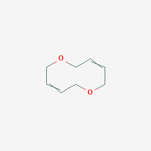 molecular formula C8H12O2 B15481044 2,5,7,10-Tetrahydro-1,6-dioxecine CAS No. 22464-27-3