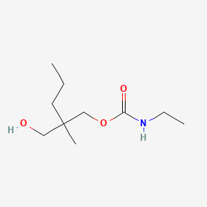 [2-(hydroxymethyl)-2-methylpentyl] N-ethylcarbamate