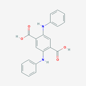 molecular formula C20H16N2O4 B154814 2,5-二苯胺基对苯二甲酸 CAS No. 10109-95-2