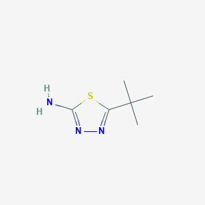 molecular formula C6H11N3S B015482 5-叔丁基-1,3,4-噻二唑-2-胺 CAS No. 39222-73-6