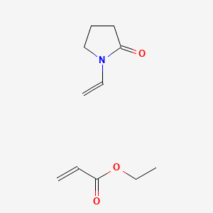 1-Ethenylpyrrolidin-2-one;ethyl prop-2-enoate