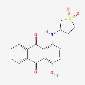 9,10-Anthracenedione, 1-hydroxy-4-((tetrahydro-1,1-dioxido-3-thienyl)amino)-