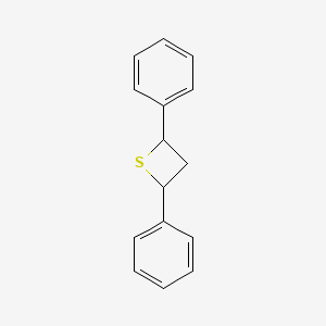 molecular formula C15H14S B15482722 2,4-Diphenylthietane CAS No. 24609-88-9