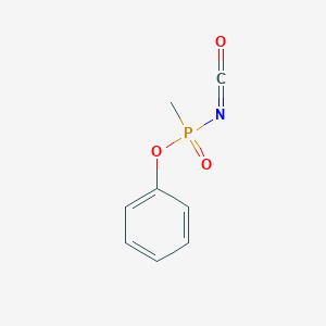 molecular formula C8H8NO3P B15482734 Phenyl methylphosphonisocyanatidate CAS No. 17848-02-1