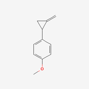 molecular formula C11H12O B15482735 1-Methoxy-4-(2-methylidenecyclopropyl)benzene CAS No. 17953-96-7