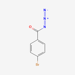 molecular formula C7H4BrN3O B15482748 4-Bromobenzoyl azide CAS No. 14917-59-0