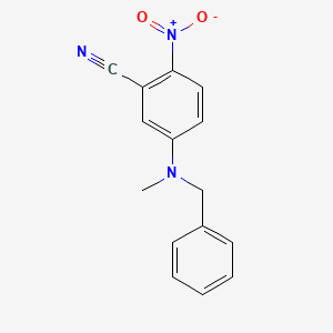 5-[Benzyl(methyl)amino]-2-nitrobenzonitrile