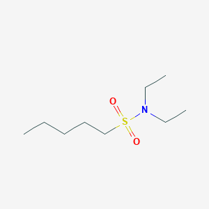 molecular formula C9H21NO2S B15482777 N,N-diethylpentane-1-sulfonamide CAS No. 14674-02-3