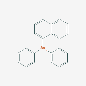 molecular formula C22H17As B15482785 Naphthalen-1-yl(diphenyl)arsane CAS No. 21498-52-2