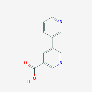 molecular formula C11H8N2O2 B154828 [3,3'-联吡啶]-5-羧酸 CAS No. 1970-81-6