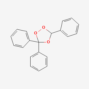 molecular formula C20H16O3 B15482811 3,3,5-Triphenyl-1,2,4-trioxolane CAS No. 23246-12-0