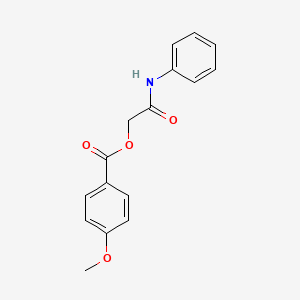 2-Oxo-2-(phenylamino)ethyl 4-methoxybenzoate