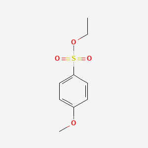 molecular formula C9H12O4S B15482875 Benzenesulfonic acid, 4-methoxy-, ethyl ester CAS No. 22017-57-8