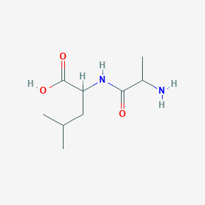 molecular formula C9H18N2O3 B154829 dl-丙氨酰-dl-亮氨酸 CAS No. 1999-42-4