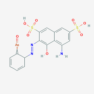 molecular formula C16H13AsN3O8S2 B15482923 CID 136251887 