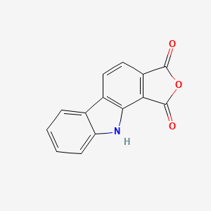 molecular formula C14H7NO3 B15482936 1H-Furo[3,4-a]carbazole-1,3(10H)-dione CAS No. 24987-80-2