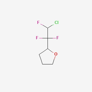 molecular formula C6H8ClF3O B15482959 2-(2-Chloro-1,1,2-trifluoroethyl)oxolane CAS No. 25045-14-1