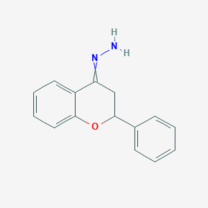 molecular formula C15H14N2O B154830 黄烷酮腙 CAS No. 1692-46-2