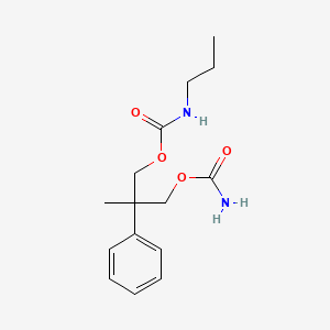 molecular formula C15H22N2O4 B15483026 2-Methyl-2-phenyl-1,3-propanediol carbamate propylcarbamate CAS No. 25385-13-1