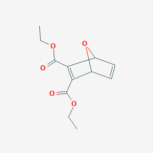 molecular formula C12H14O5 B15483034 Diethyl 7-oxabicyclo[2.2.1]hepta-2,5-diene-2,3-dicarboxylate CAS No. 24736-85-4