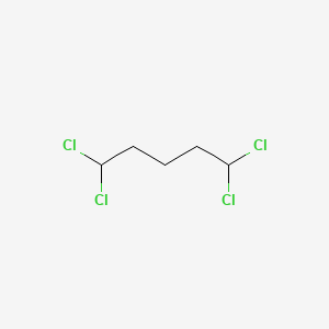 molecular formula C5H8Cl4 B15483063 1,1,5,5-Tetrachloropentane CAS No. 17655-64-0