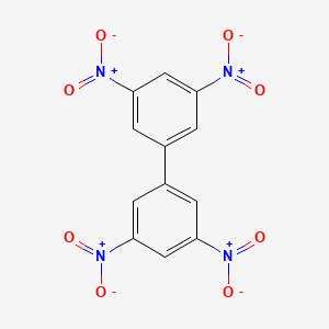 molecular formula C12H6N4O8 B15483073 3,3',5,5'-Tetranitro-1,1'-biphenyl CAS No. 23241-90-9