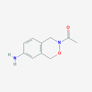 1H-2,3-Benzoxazine, 3,4-dihydro-3-acetyl-7-amino-