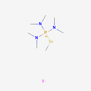 (Methylseleno)tris(dimethylamino)phosphonium iodide