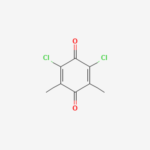 molecular formula C8H6Cl2O2 B15483134 2,6-Dichloro-3,5-dimethyl-1,4-benzoquinone CAS No. 24456-95-9