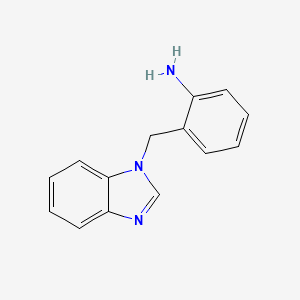 2-[(1H-Benzimidazol-1-yl)methyl]aniline