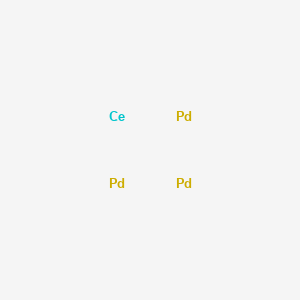 molecular formula CePd3 B15483238 Cerium--palladium (1/3) CAS No. 12139-37-6