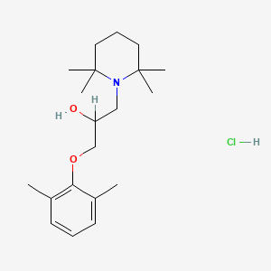 alpha-((2,6-Dimethylphenoxy)methyl)-2,2,6,6-tetramethyl-1-piperidineethanol hydrochloride