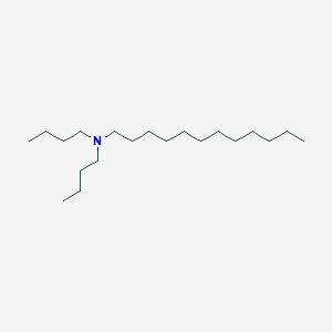 molecular formula C20H43N B15483256 Dibutyldodecylamine CAS No. 13590-84-6