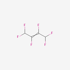 molecular formula C4H2F6 B15483317 1,1,2,3,4,4-Hexafluorobut-2-ene CAS No. 17997-56-7