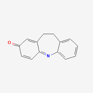 molecular formula C14H11NO B15483332 10,11-Dihydro-2h-dibenzo[b,f]azepin-2-one CAS No. 21186-33-4