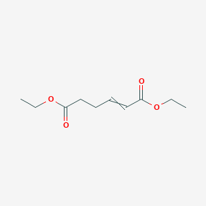 molecular formula C10H16O4 B15483354 Diethyl hex-2-enedioate CAS No. 21959-75-1