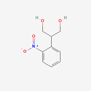 molecular formula C9H11NO4 B15483393 2-(2-Nitrophenyl)propane-1,3-diol CAS No. 15121-85-4