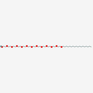 molecular formula C42H86O13 B15483406 3,6,9,12,15,18,21,24,27,30,33,36-Dodecaoxatetrapentacontan-1-ol CAS No. 13149-85-4