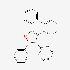 molecular formula C28H20O B15483442 2,3-Diphenyl-2,3-dihydrophenanthro[9,10-b]furan CAS No. 22648-81-3