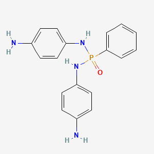 N,N'-Bis(4-aminophenyl)-P-phenylphosphonic diamide