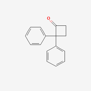 molecular formula C16H14O B15483463 2,2-Diphenylcyclobutan-1-one CAS No. 24104-20-9