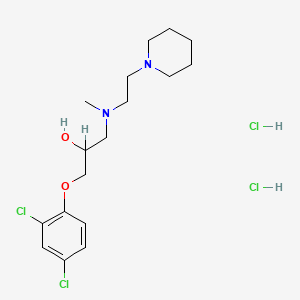 1-(2,4-Dichlorophenoxy)-3-(methyl(2-piperidinoethyl)amino)-2-propanol dihydrochloride