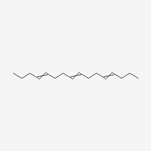 molecular formula C16H28 B15483516 Hexadeca-4,8,12-triene CAS No. 24407-22-5